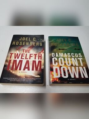 2 Joel Rosenberg Political Thriller novels, Middle Eastern CIA military Suspense